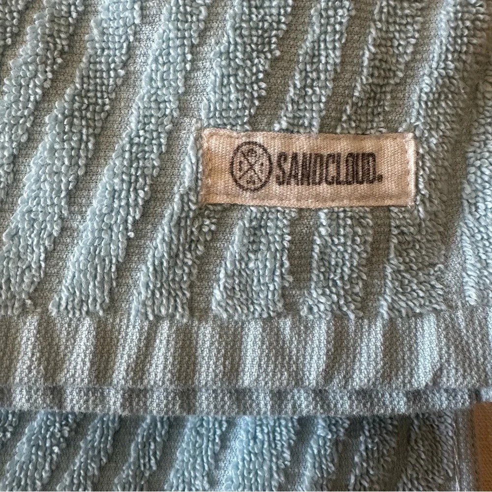 Sand Cloud Springs Porcelain Blue Bath Towel Set